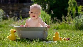 Bebeklerde Hangi Şampuan ve Sabun Kullanılmalı?